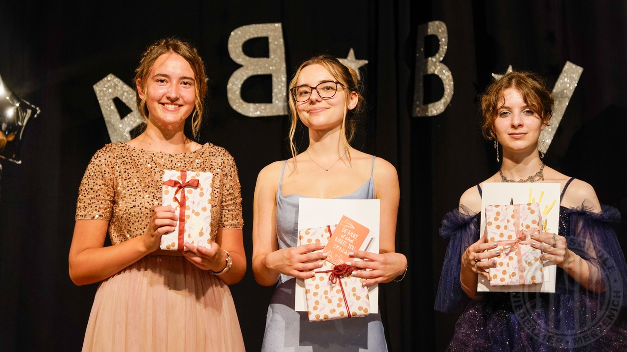 Die drei besten Abschlüsse erzielten Lynn Wiebe, Ayla Bozkir und Helen Stahn c Die drei besten Abschlüsse erzielten Lynn Wiebe, Ayla Bozkir und Helen Stahn