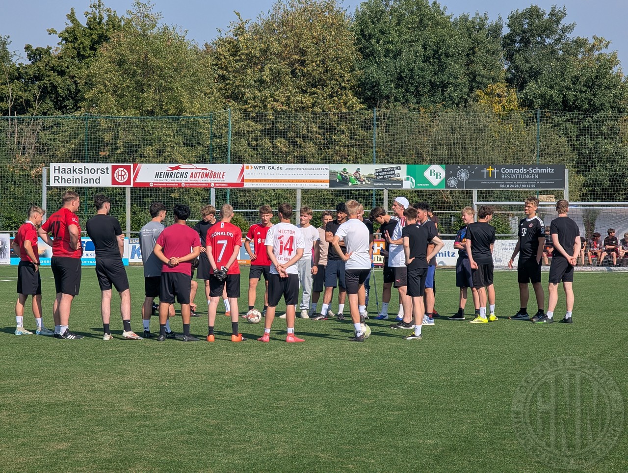 Fairplayeinstimmung gab es vor Beginn der Spiele Fairplayeinstimmung gab es vor Beginn der Spiele