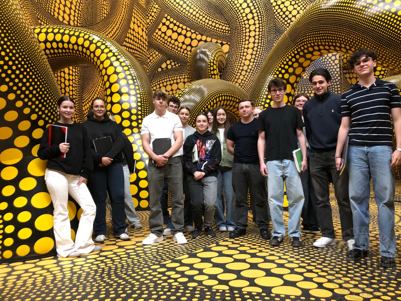 Der Kunstkurs EF zu Gast bei Yuyoi Kusama