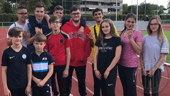 Die TeilnehmerInnen 2019 Leichtathletik KM