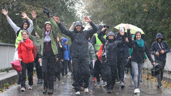 Singing in the rain