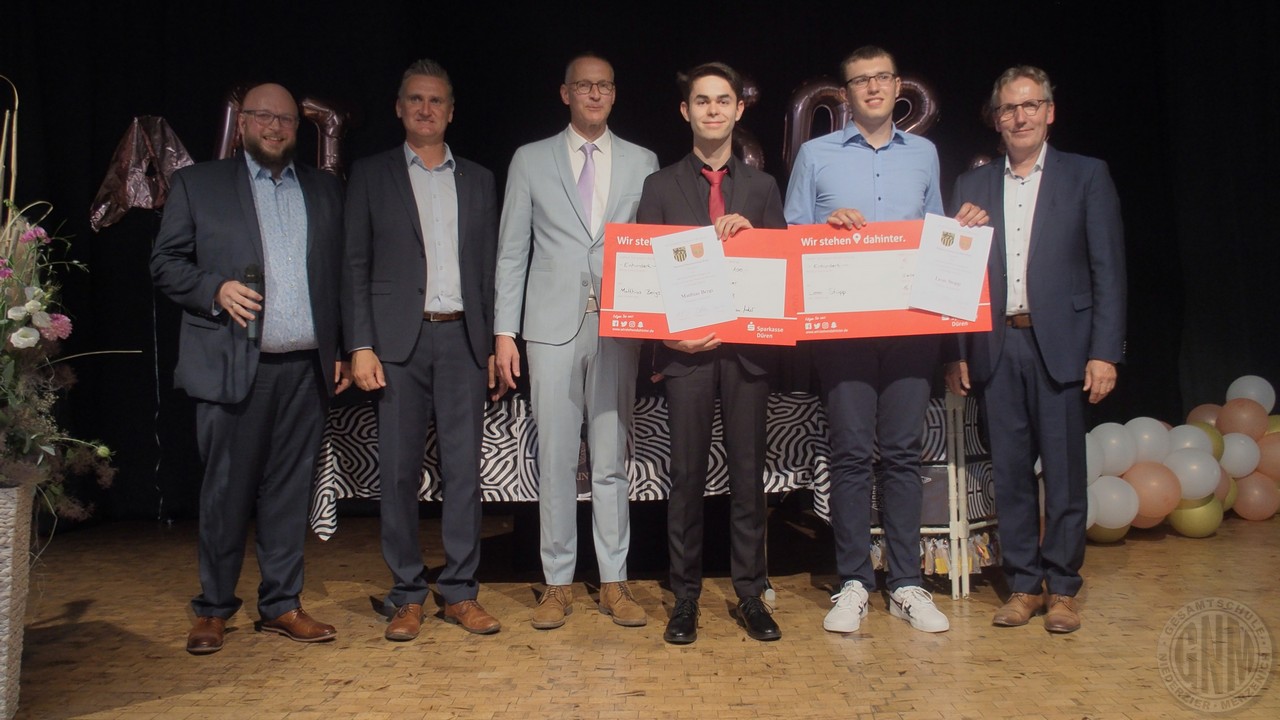 c Matthias Bergs und Leon Stupp wurden mit dem Hartmut Nimmerrichter Preis ausgezeichnet