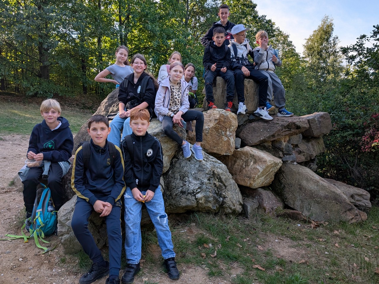 c Rast in angenehmer Steinatmosphäre