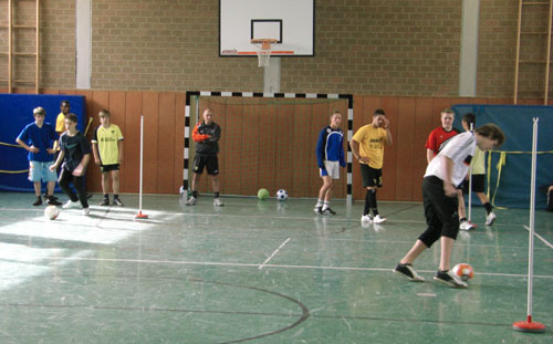 Großes Engagement war bei der Trainingseinheit zu sehen.