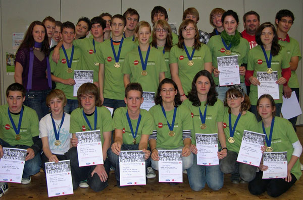 Teilnehmer unserer Schule am Kölner RheinEnergie-Marathon 2008