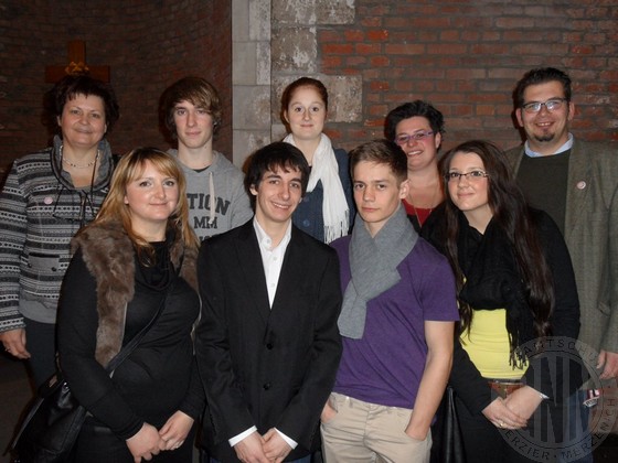 Diese Personen vertraten unsere Gesamtschule bei der Feierstunde in der Zitadelle Jülich: Frau Felter, Fabian Plum, Verena Damm, Frau Bothe, Herr Walper, Frau El Ouni, Julian Ketges, Andreas Taranucha, Roxana Reissen.